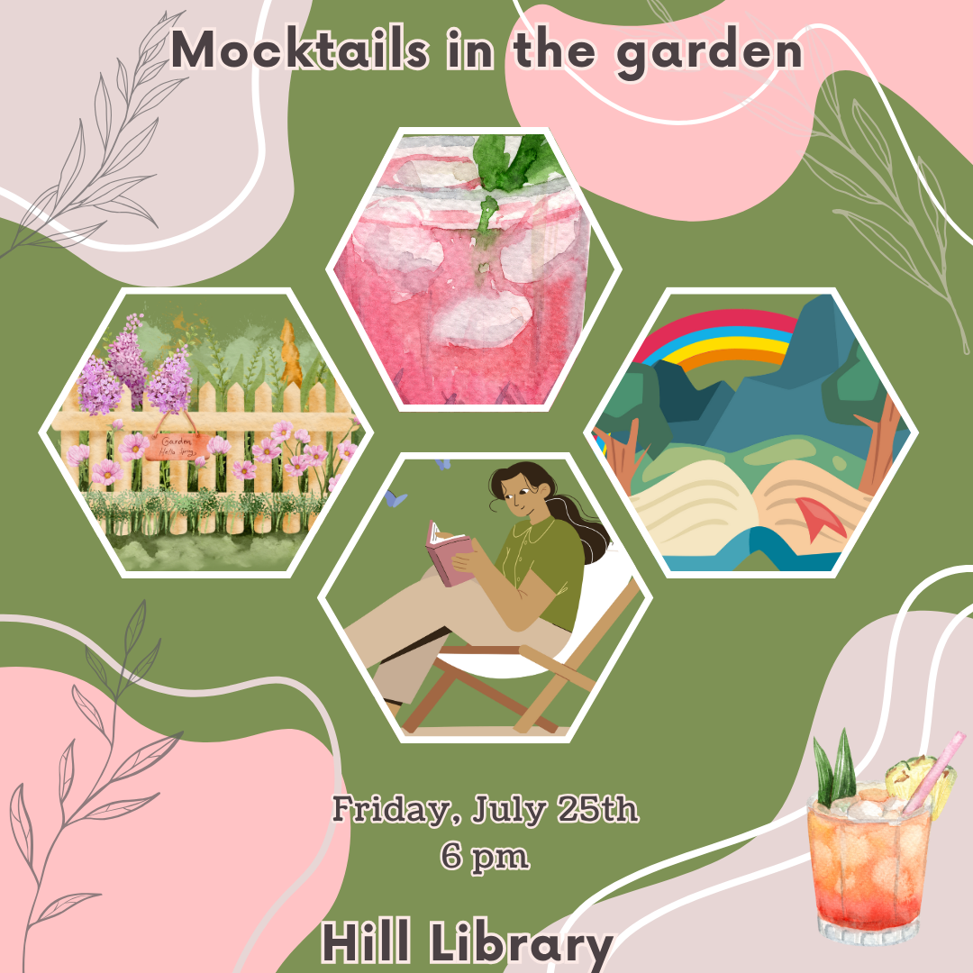 Mocktails in the garden!