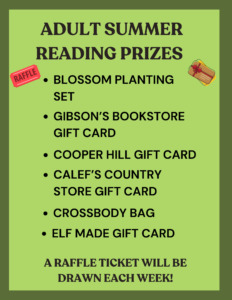 2026 Adult Summer Reading Prizes
